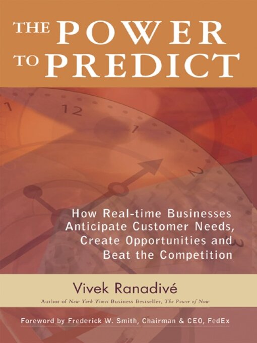 Title details for The Power to Predict by Vivek Ranadive - Available
